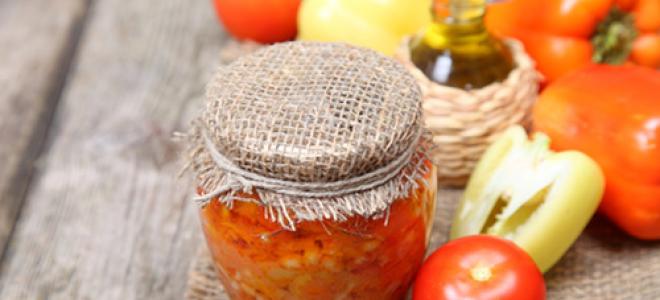 Лечо из перца и помидоров Как приготовить лечо из красного перца